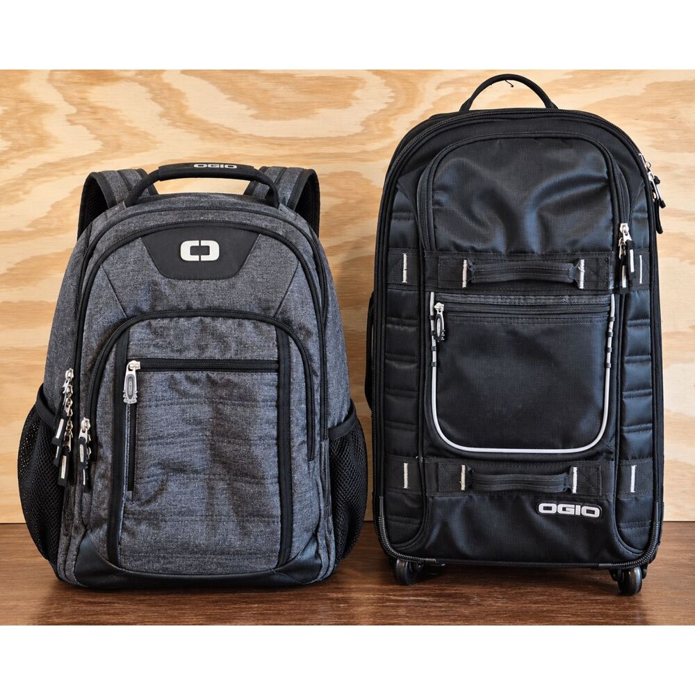 OGIO 2 Piece Luggage Set Backpack Carry On Rolling Suitcase Laptop Travel Bag
